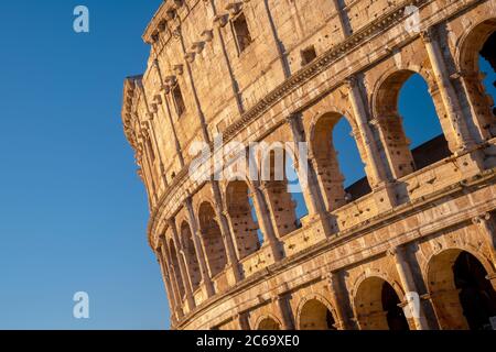 Italia Lazio Roma Colosseo Foto Stock