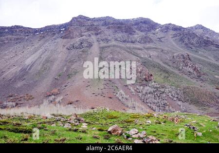 Bitlis, Turchia - 21 maggio 2011: Vista del cratere di Nemrut, Tatvan. Foto Stock