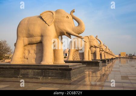 Dr. Ambedkar Park, Lucknow, Uttar Pradesh, India, Asia Foto Stock