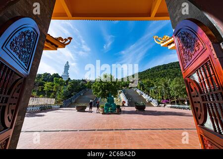 Ho Quoc Pagoda tempio buddista, isola di Phu Quoc, Vietnam, Indocina, Sud-est asiatico, Asia Foto Stock