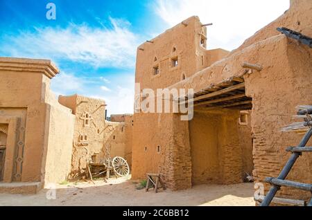 Impero Mongol. Le porte della capitale dell'Orda d'Oro - Sarai Batu. (Ricostruzione) Foto Stock