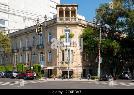 Ristorante Alvaro in viale Alvaro Obregon, nell'elegante quartiere di Roma Norte Foto Stock