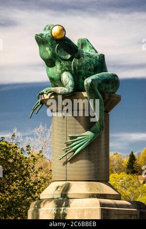 Ponte di rana Willimantic Main Street Historic District   Windham, Connecticut, Stati Uniti d'America Foto Stock