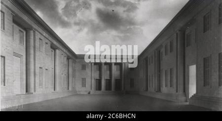 Modello della nuova Cancelleria del Reich Heinrich Hoffmann Fotografie 1934 fotografo ufficiale di Adolf Hitler, e un politico e editore nazista, che era un membro del circolo intimo di Hitler. Foto Stock