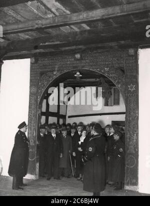 Paesaggi e costumi popolari nella bassa Sassonia Heinrich Hoffmann Fotografie 1934 fotografo ufficiale di Adolf Hitler, e un politico e editore nazista, che era un membro del circolo intimo di Hitler. Foto Stock