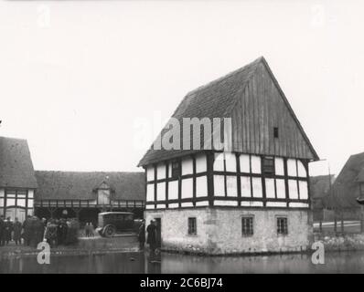 Paesaggi e costumi popolari nella bassa Sassonia Heinrich Hoffmann Fotografie 1934 fotografo ufficiale di Adolf Hitler, e un politico e editore nazista, che era un membro del circolo intimo di Hitler. Foto Stock