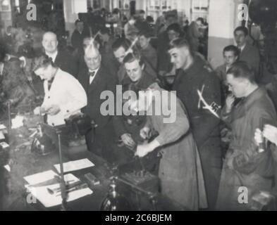 Competizione professionale imperiale, gruppo di spazzatrici a camino Heinrich Hoffmann Fotografie 1934 fotografo ufficiale di Adolf Hitler, e un politico e editore nazista, che era un membro del circolo intimo di Hitler. Foto Stock