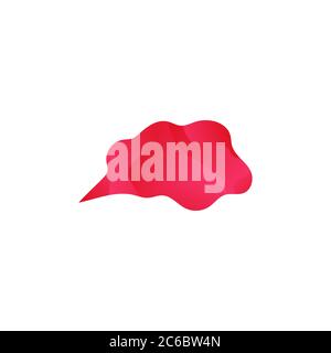 illustrazione del modello di disegno vettoriale a colori del cervello Illustrazione Vettoriale