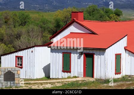 La storica Warner's Ranch House, Warner Springs, la contea di San Diego, California, Stati Uniti Foto Stock