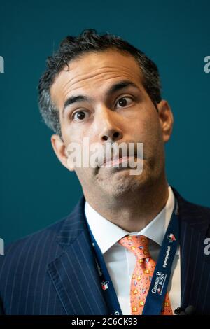 Il commissario per la Terra del Texas GEORGE P. BUSH parla ai sostenitori della Convention del Partito Repubblicano del Texas del 2018 a San Antonio. Il raduno di persona del 2020 luglio programmato a Houston è stato annullato all'ultimo minuto a causa della pandemia del coronavirus. ©Bob Daemmrich Foto Stock