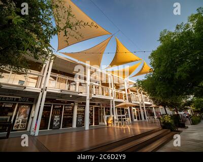 Las Vegas, 23 GIUGNO 2020 - bellissimo edificio del Downtown Container Park nel centro di Las Vegas Foto Stock