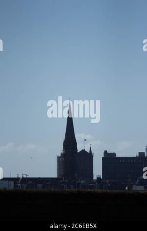 Attrazioni turistiche intorno all'area di Dundee, incluso il centro della città Foto Stock