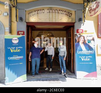 Napoli, CAMPANIA, ITALIA. 15 maggio 2019. 09/07/2020 Napoli, la M5S presenta la lista delle prossime elezioni regionali in Campania. Credit: Fabio Sasso/ZUMA Wire/Alamy Live News Foto Stock