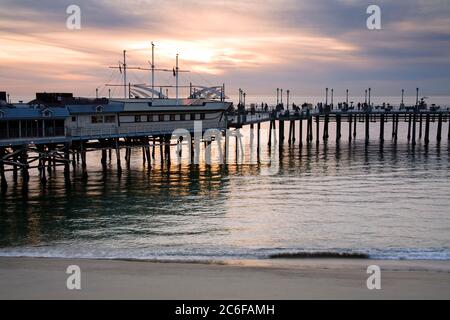 Pier, Redondo Beach, California, Stati Uniti d'America Foto Stock