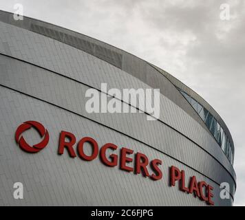 Rogers Place Edmonton Alberta Foto Stock