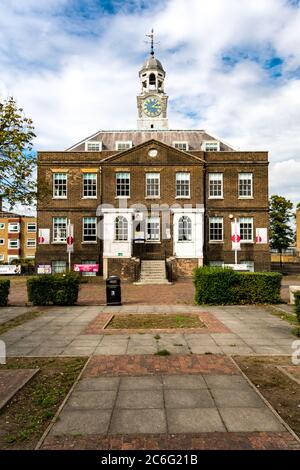 Il Clockhouse, Royal Woolwich Dockyard, Woolwich, London, England, Regno Unito Foto Stock