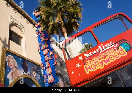 Museo della cera sulla Hollywood Boulevard, Hollywood, California, Stati Uniti d'America Foto Stock