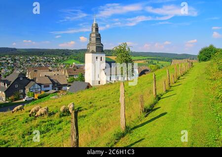 Eversberg a Sauerland, Germania Foto Stock