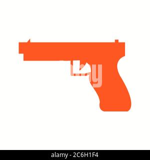 Icona del glifo vettoriale dell'arma unica Illustrazione Vettoriale