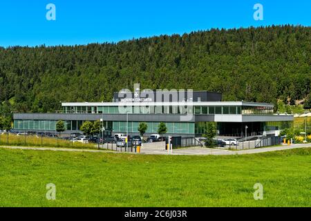 Centro di produzione per componenti di orologi del produttore di orologi Vacheron Constantin, le Brassus, Vallee de Joux, Vaud, Svizzera Foto Stock