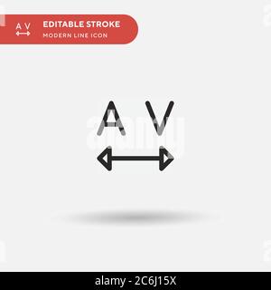 Icona vettore semplice di tracciamento. Modello di disegno simbolo illustrazione per elemento UI mobile Web. Pittogramma moderno a colori perfetto su tratto modificabile. Trackin Illustrazione Vettoriale