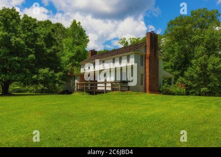 Campo Francese, Mississippi, Stati Uniti d'America - 18 Giugno 2020: Casa Drane costruita nel 1846. Foto Stock