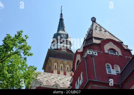 Municipio, Subotica, Szabadka, Distretto Bačka Nord, Serbia, Europa, ex Ungheria Foto Stock