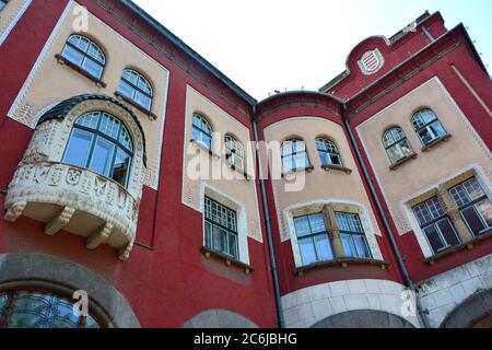 Municipio, Subotica, Szabadka, Distretto Bačka Nord, Serbia, Europa, ex Ungheria Foto Stock