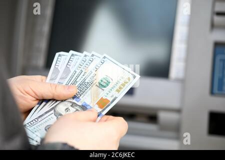 Salario di mantenimento maschile riuscito Foto Stock