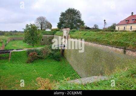 Fortezza di Petrovaradin, Petrovaradinska tvrđava, Petrovaradin, Pétervárad, Serbia, Europa, ex Ungheria Foto Stock