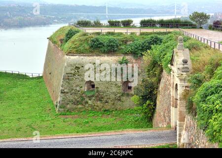 Fortezza di Petrovaradin, Petrovaradinska tvrđava, Petrovaradin, Pétervárad, Serbia, Europa, ex Ungheria Foto Stock