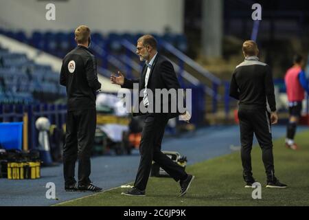 Slaven Bilic manager di West Bromwich Albion celebra l'obiettivo di Matheus Pereira (12) di West Bromwich Albion di renderlo 0-2 Foto Stock