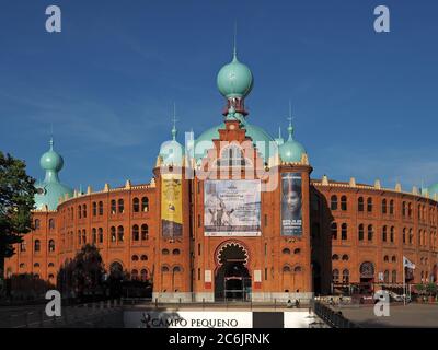 Arena campo Pequeno a Lisbona in Portogallo Foto Stock