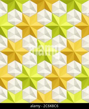 Mosaico in pietra decorativa Foto Stock