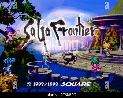 Saga Frontier - Sony PlayStation 1 PSX - solo per uso editoriale Foto Stock