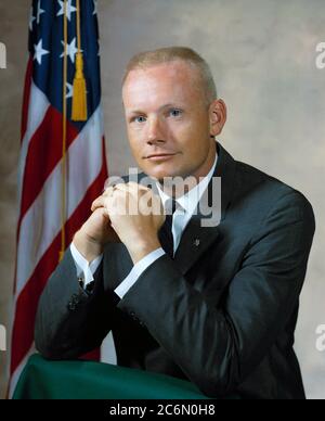 Astronauta Neil Armstrong A. Foto Stock