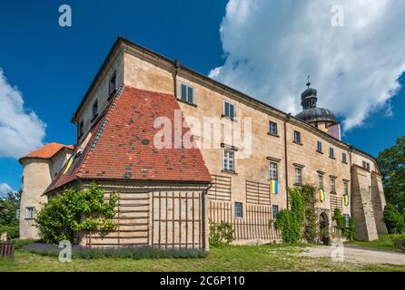 Castello di Grabstejn, vicino alla città di Hradek nad Nisou, Boemia, Liberec Regione, Repubblica Ceca Foto Stock