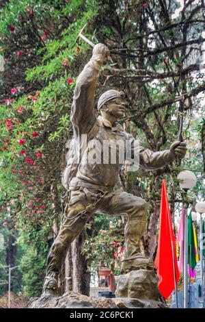 Segno del museo di montagna dell'Himalaya a Darjeeling, India. Foto Stock