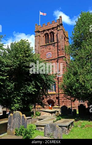 St Andrews Church, Tarvin, edificio storico di grado i, Foto Stock