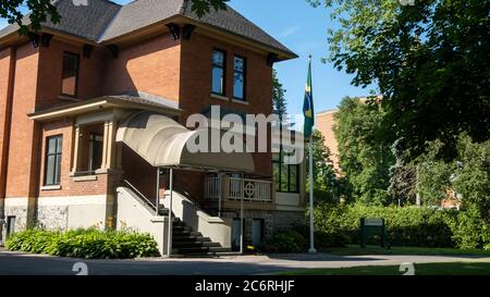 L'Ambasciata del Brasile nella capitale canadese di Ottawa, Ontario. Foto Stock