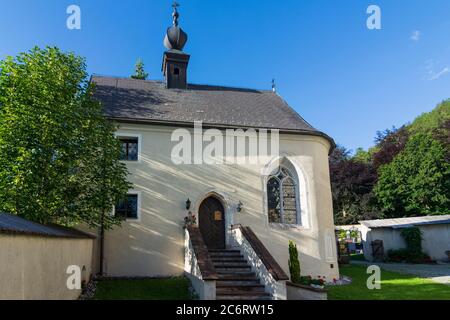 Tragöß-Sankt Katharein: cappella Antoniuskapelle a Tragöß in Hochsteiermark, Steiermark, Stiria, Austria Foto Stock