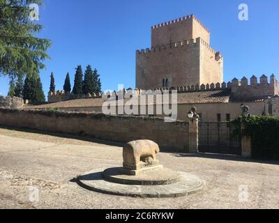 Castello di Enrique II de Trastamara o Castello di Ciudad Rodrigo Foto Stock