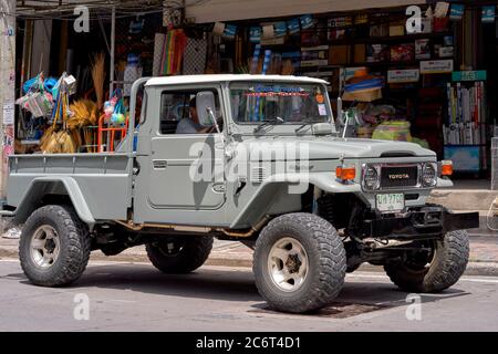 Toyota Land Cruiser, camion pick-up, 1974. Thailandia, Sud-est asiatico Foto Stock