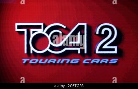 TOCA Touring Cars 2 - Sony PlayStation 1 PSX - solo per uso editoriale Foto Stock