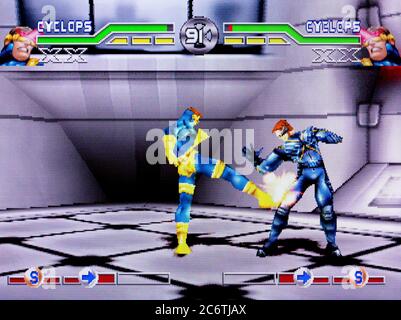 X-Men Mutant Academy - Sony PlayStation 1 PSX - solo per uso editoriale Foto Stock