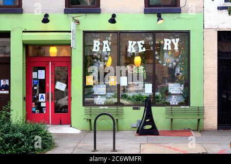 Betty Bakery, 448 Atlantic Ave, Brooklyn, New York, foto del negozio di New York di una panetteria in stile retrò nel quartiere di Boerum Hill. Foto Stock