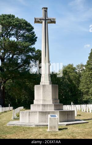 Cimitero di guerra di Netley, Hampshire, Regno Unito Foto Stock