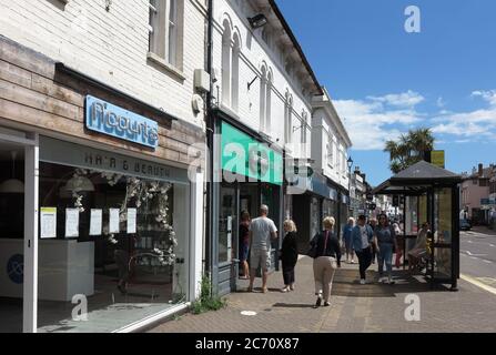 High Street, Christchurch, Dorset Foto Stock