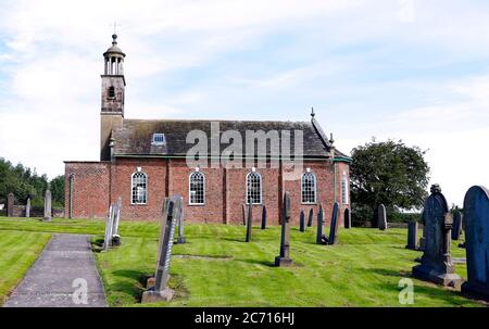 Chiesa di Santa Maria e Cimitero di Tarleton. Lancashire. Foto Stock