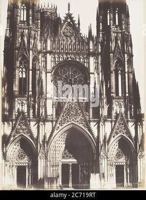 Portail de Saint-Ouen, Rouen, 1852-54. Foto Stock